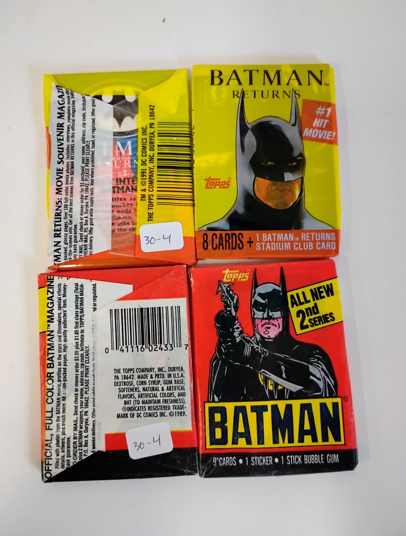 Batman Cards ( 4 packs) (1 of 1)