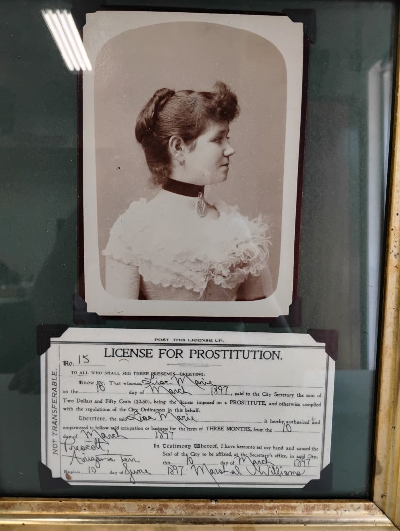 Prostitution License. - 2