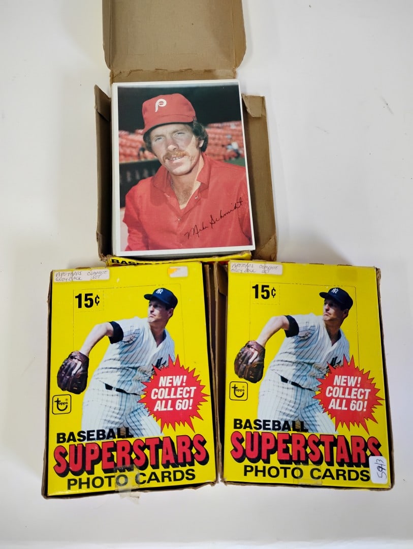 1980 Topps Baseball Superstars Photo Card Set (3): All are 5x7. 3 packs in this lot.