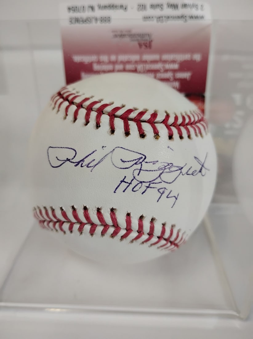 Phil Rizzuto Signed Baseball With Certification: With Certificate of Authenticity D 28258