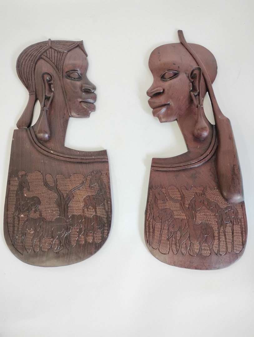 Pr African Wall Plaques