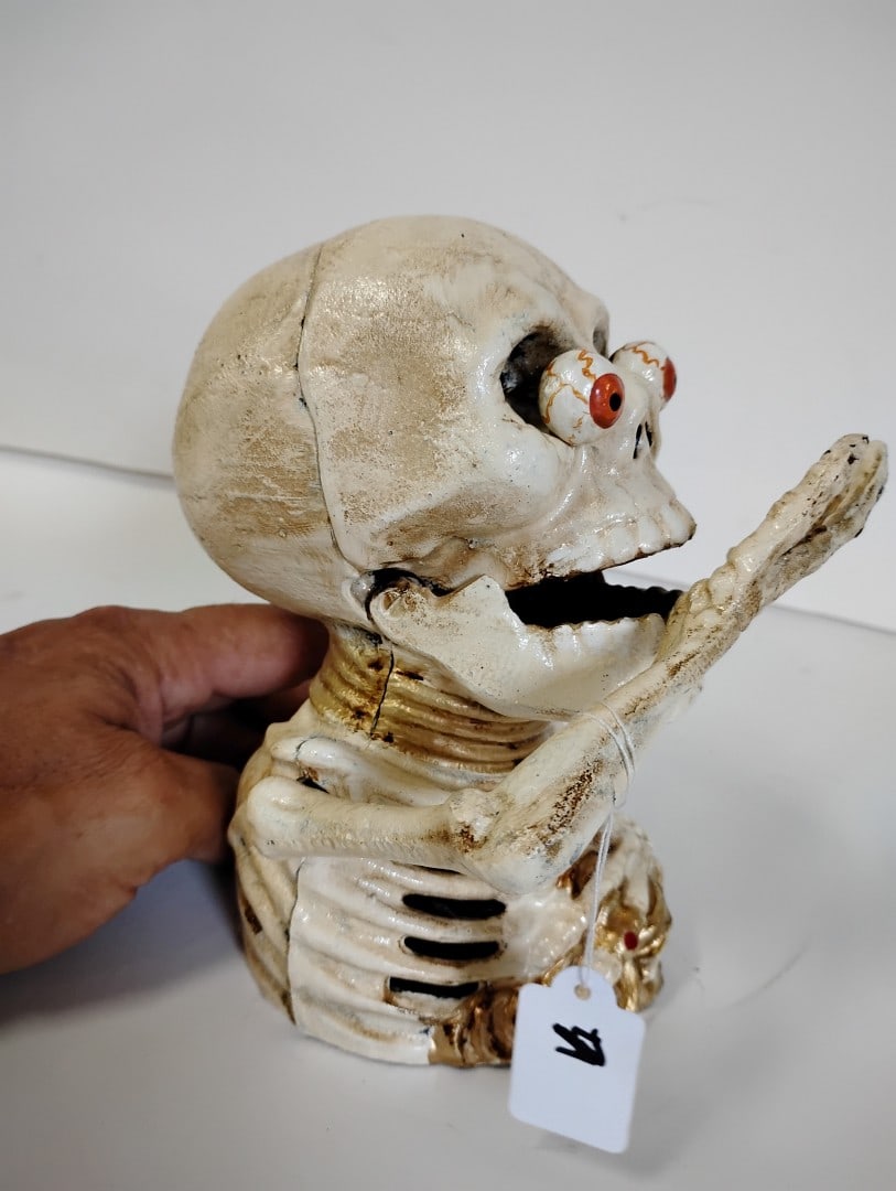 Skeleton Mechanical Bank - 4