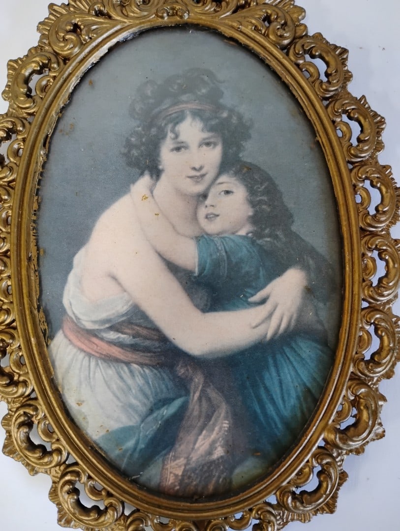 Pr. Classical Portraits. Antique Gilt Frames - 2