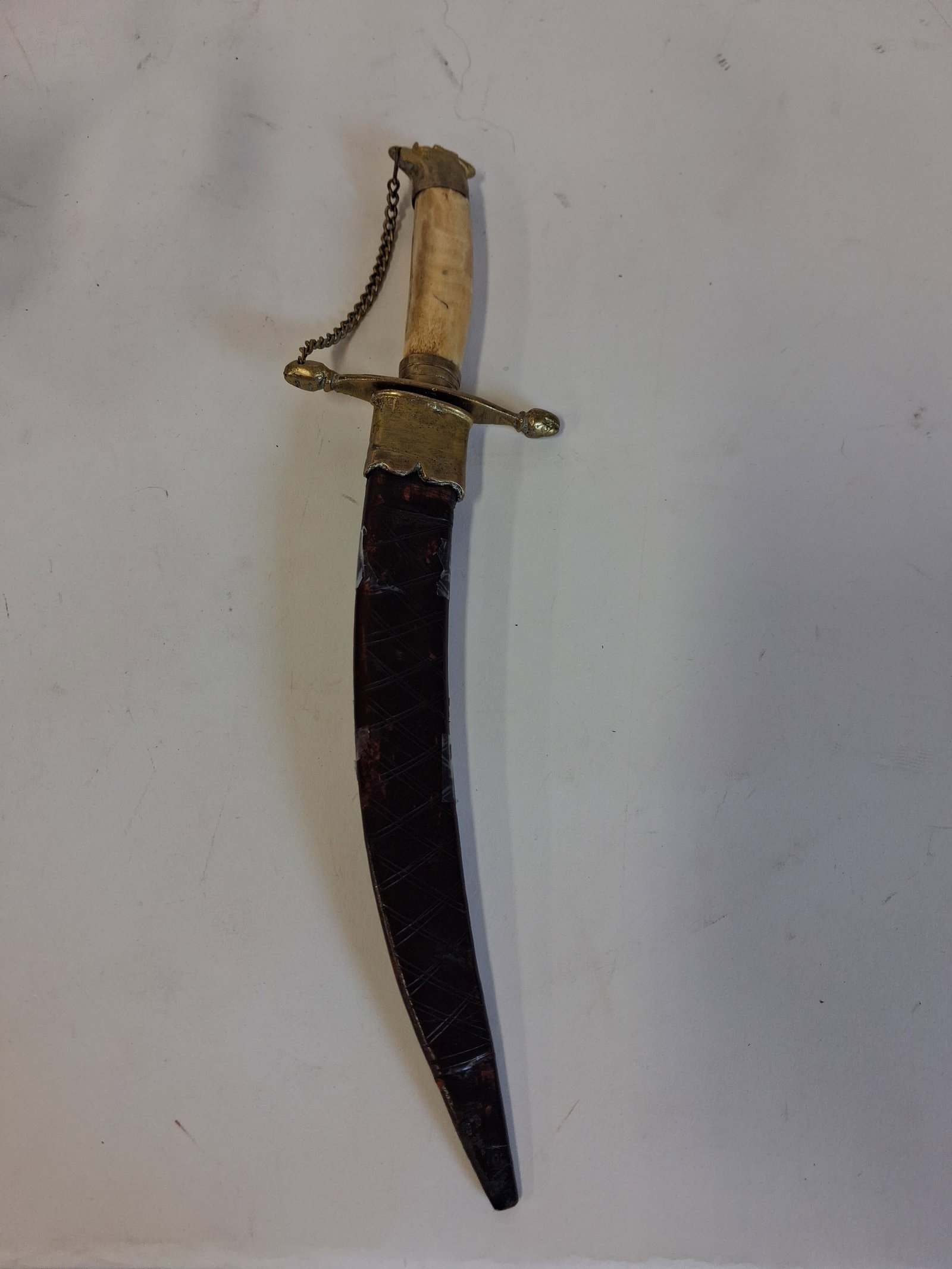 19th Encased Century Naval Dirk Scabbard (1 of 3)