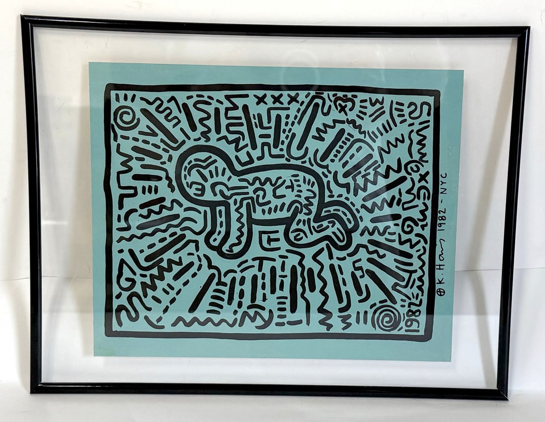 Keith Haring(after); Felt-Tip Drawing (1 of 4)
