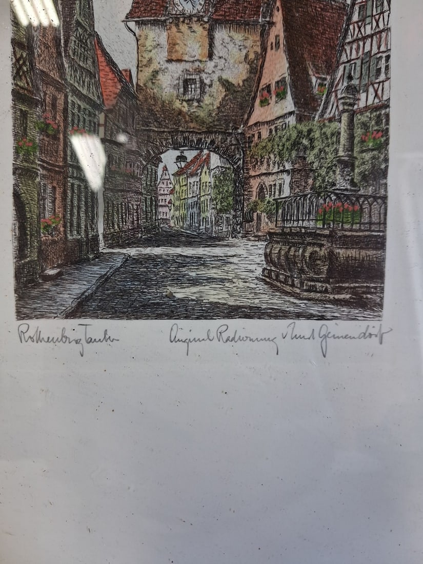 Ltd. Etching Ernest Geissendorfer - 2