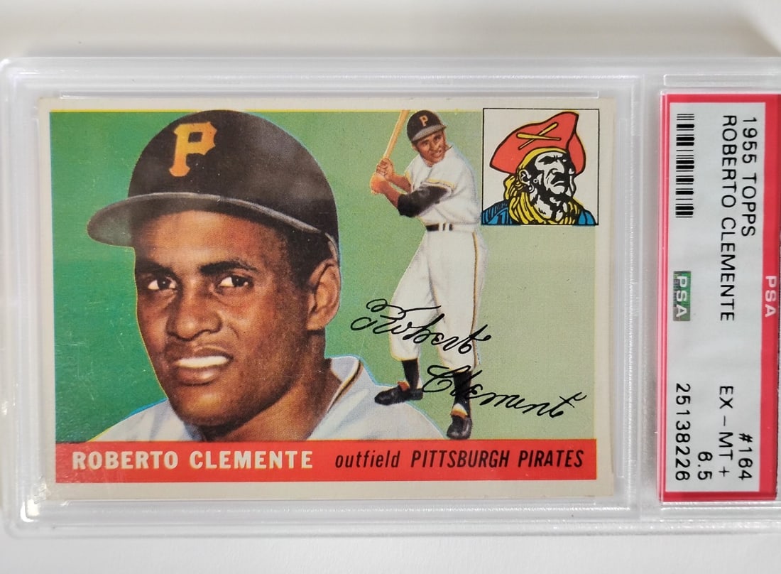 1955 Topps Roberto Clemente Rookie Card (1 of 4)