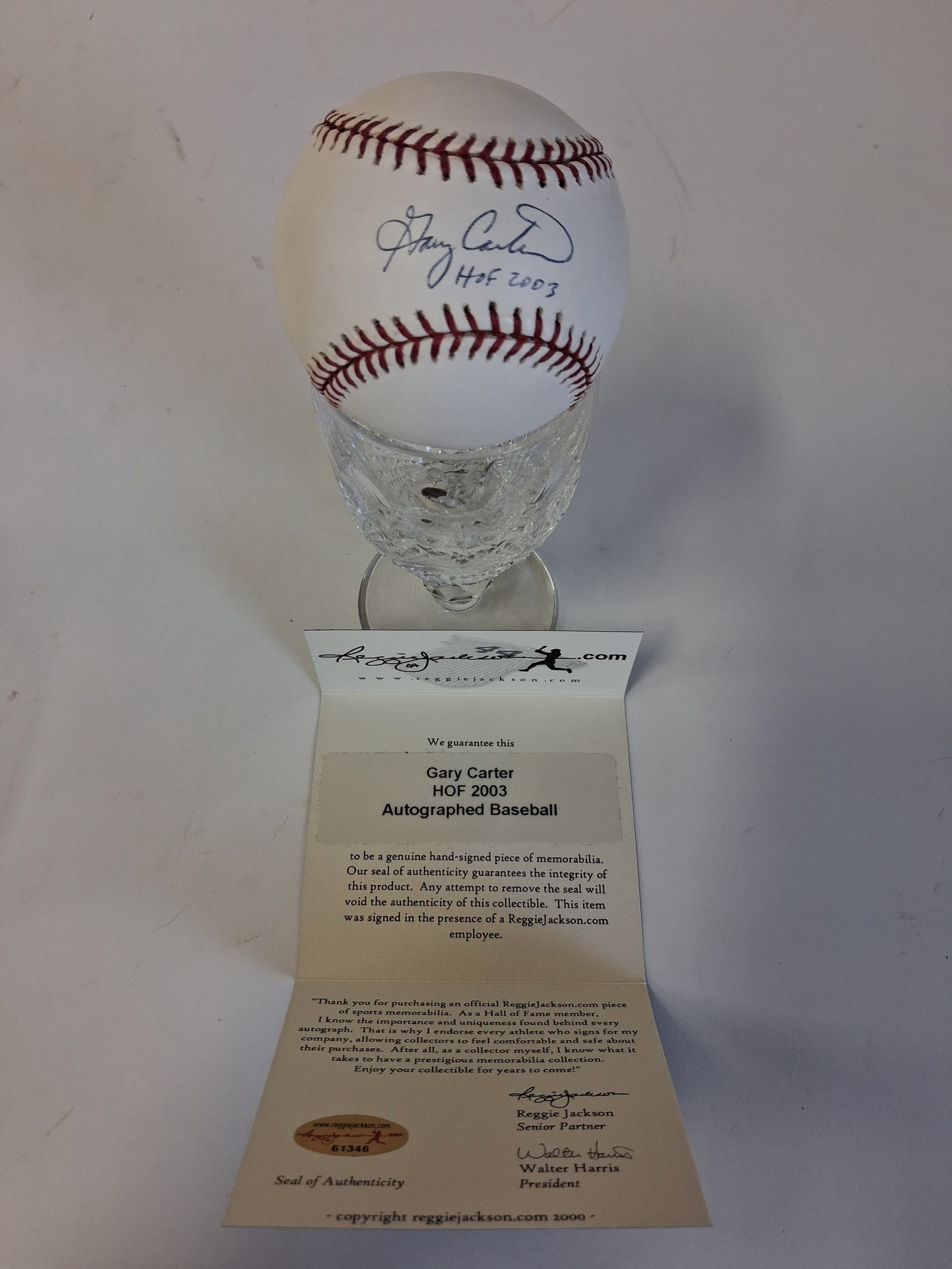 Gary Carter Autographed Baseball (1 of 4)