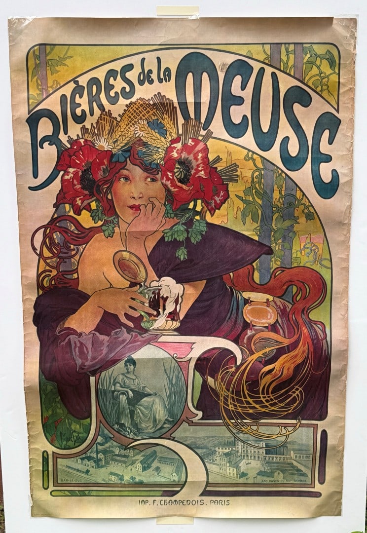 Alphonse Mucha Art Nouveau Poster (1 of 4)