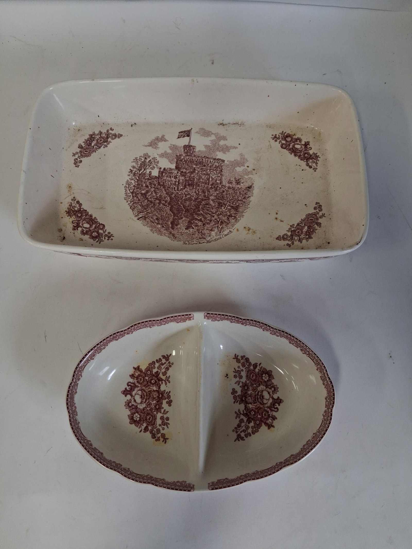 Johnson Bros. Britains Castles Server & and Serving Dish (1 of 2)