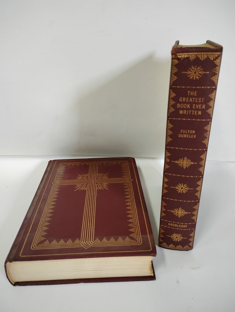 Fulton Oursler The Greastest Story Ever Written 2 Books (1 of 6)