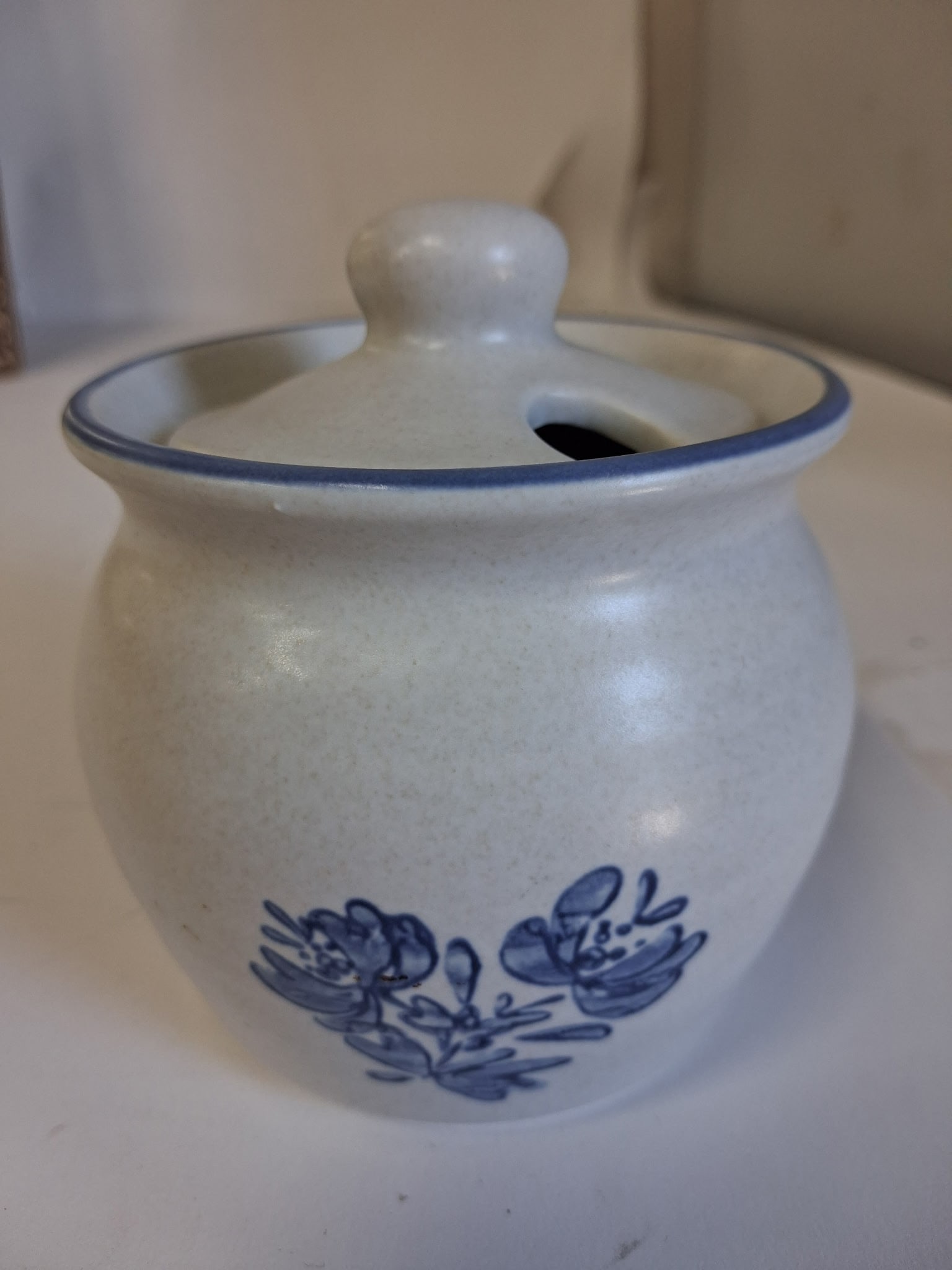 Pfaltzgraff Blue Decorated Condiment: 4"
