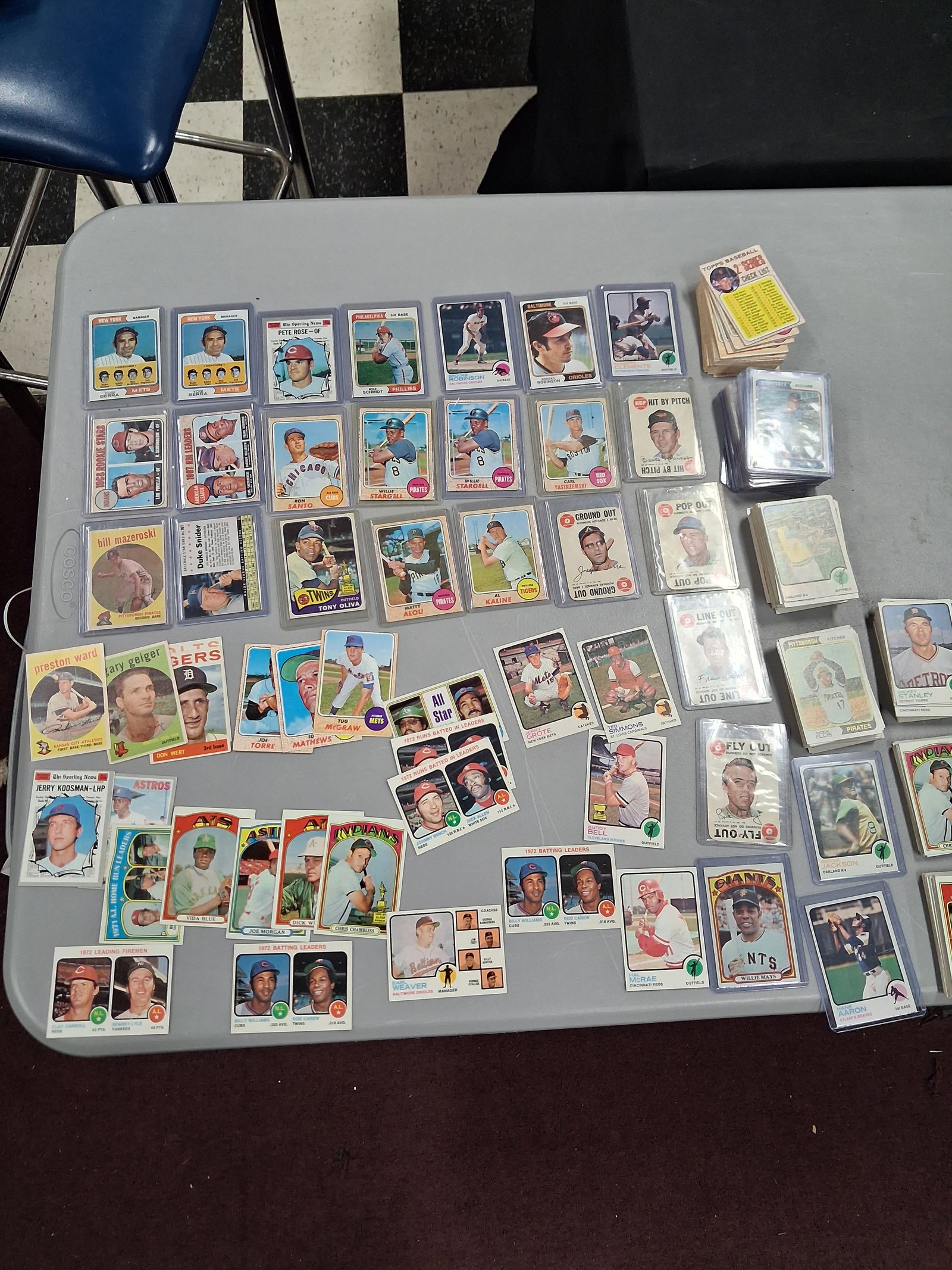 Lot of 328 Baseball Cards 1959-1978 (1 of 3)
