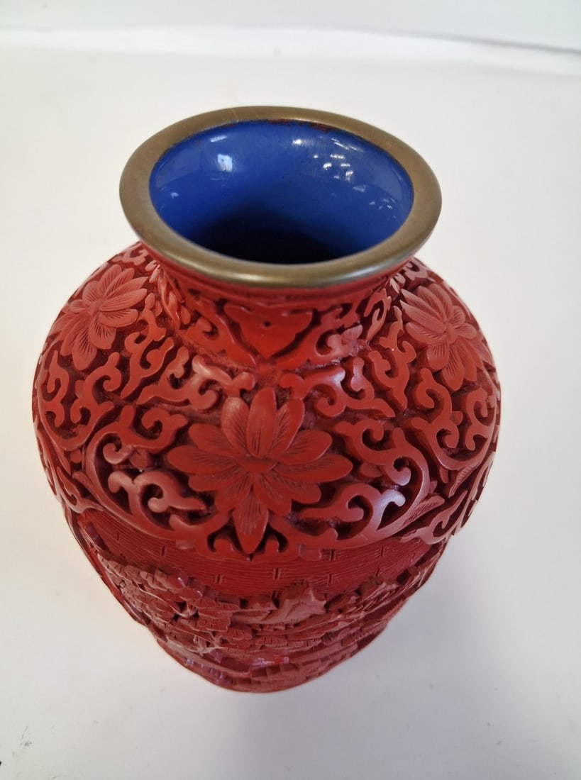 Cinnabar Vase - 2
