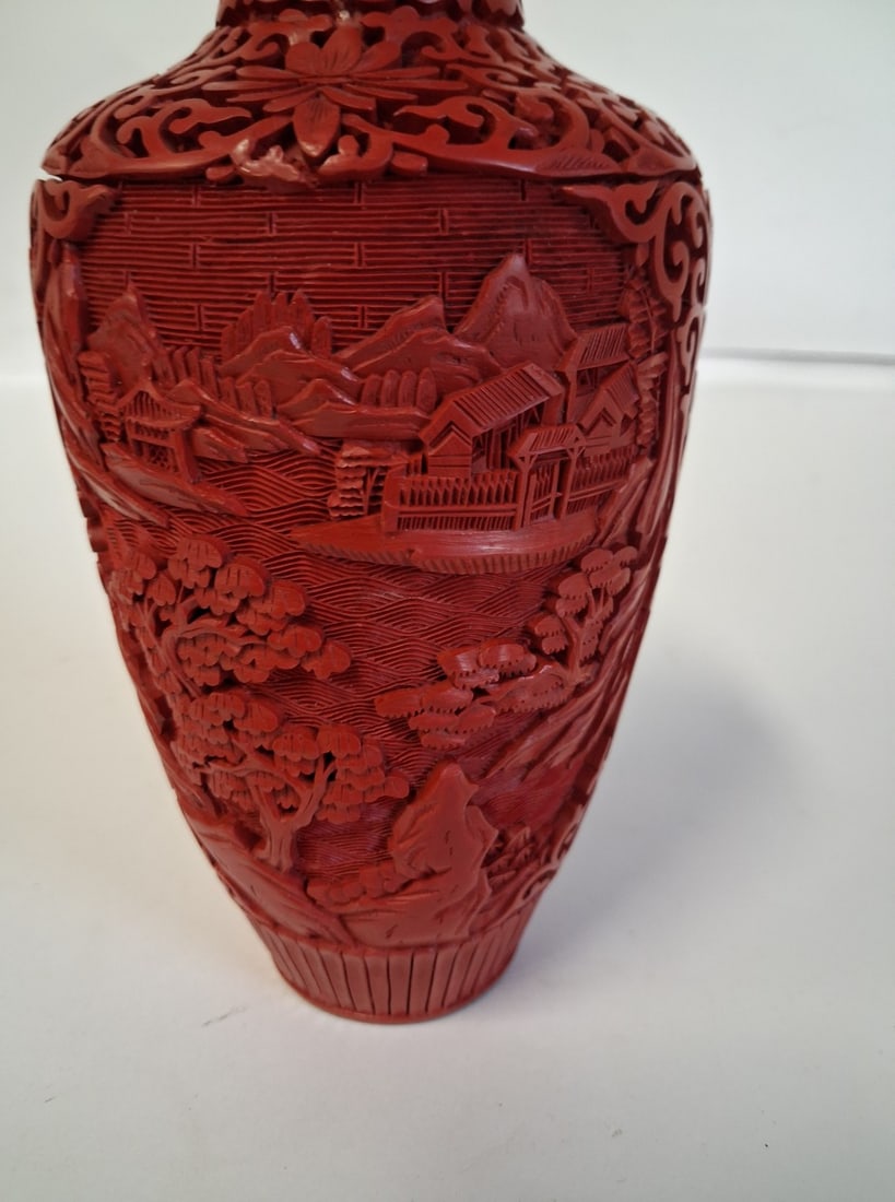 Cinnabar Vase - 3