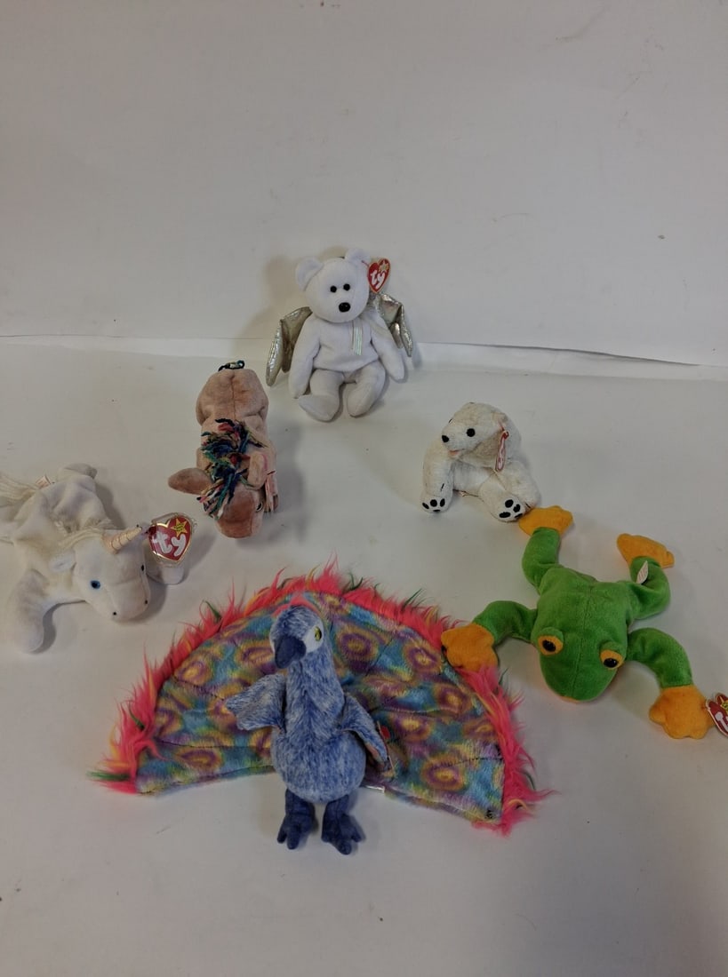 Ty Beanie Babies (6): All with ear tags