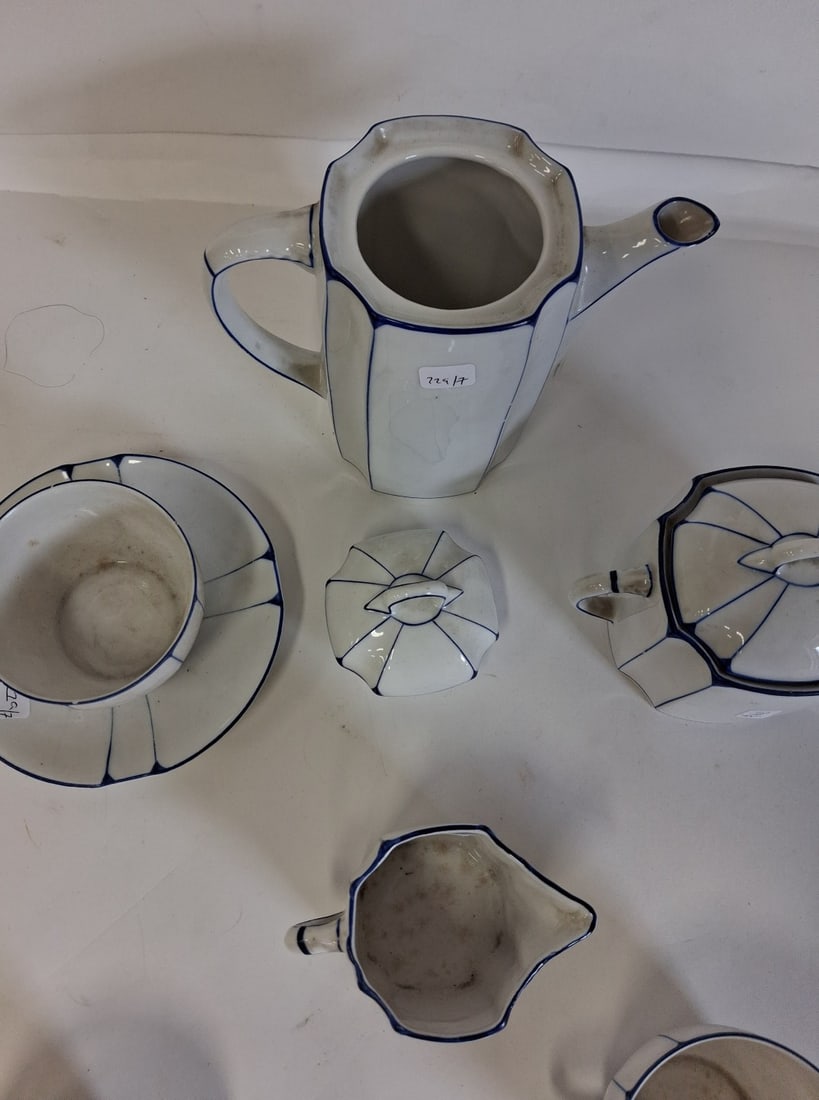German Porcelain Tea Set - 3