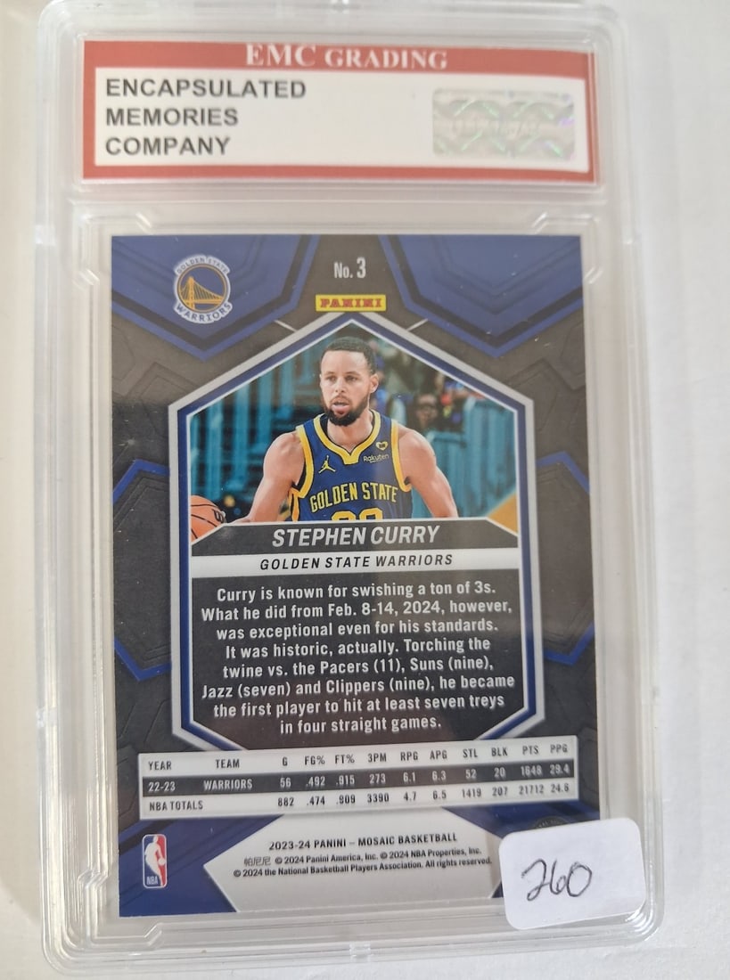 Signed Card Stephen Curry - 2