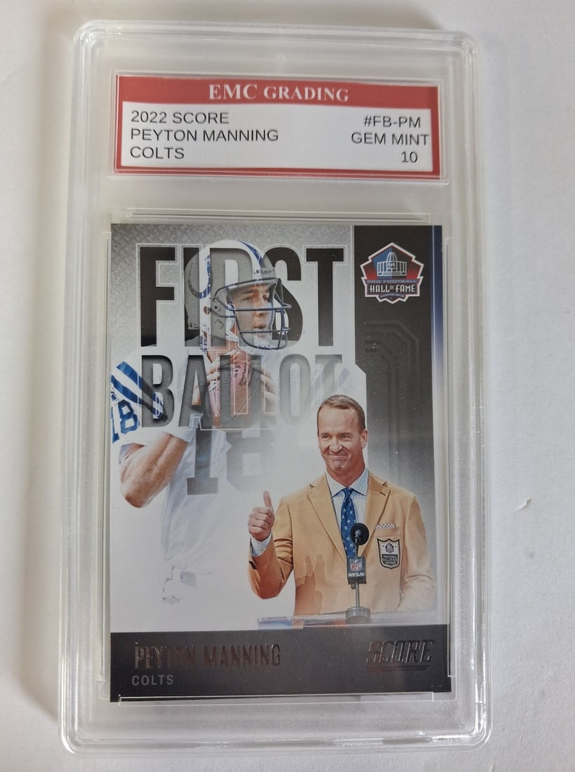 Peyton Manning 2022 Score #FB-PM: Gem Mint 10