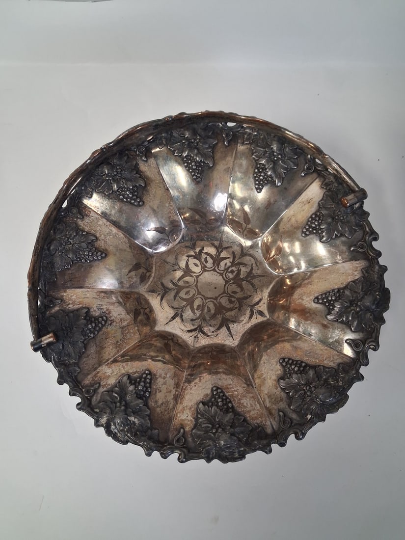 Decorative Silver Plated Server - 8