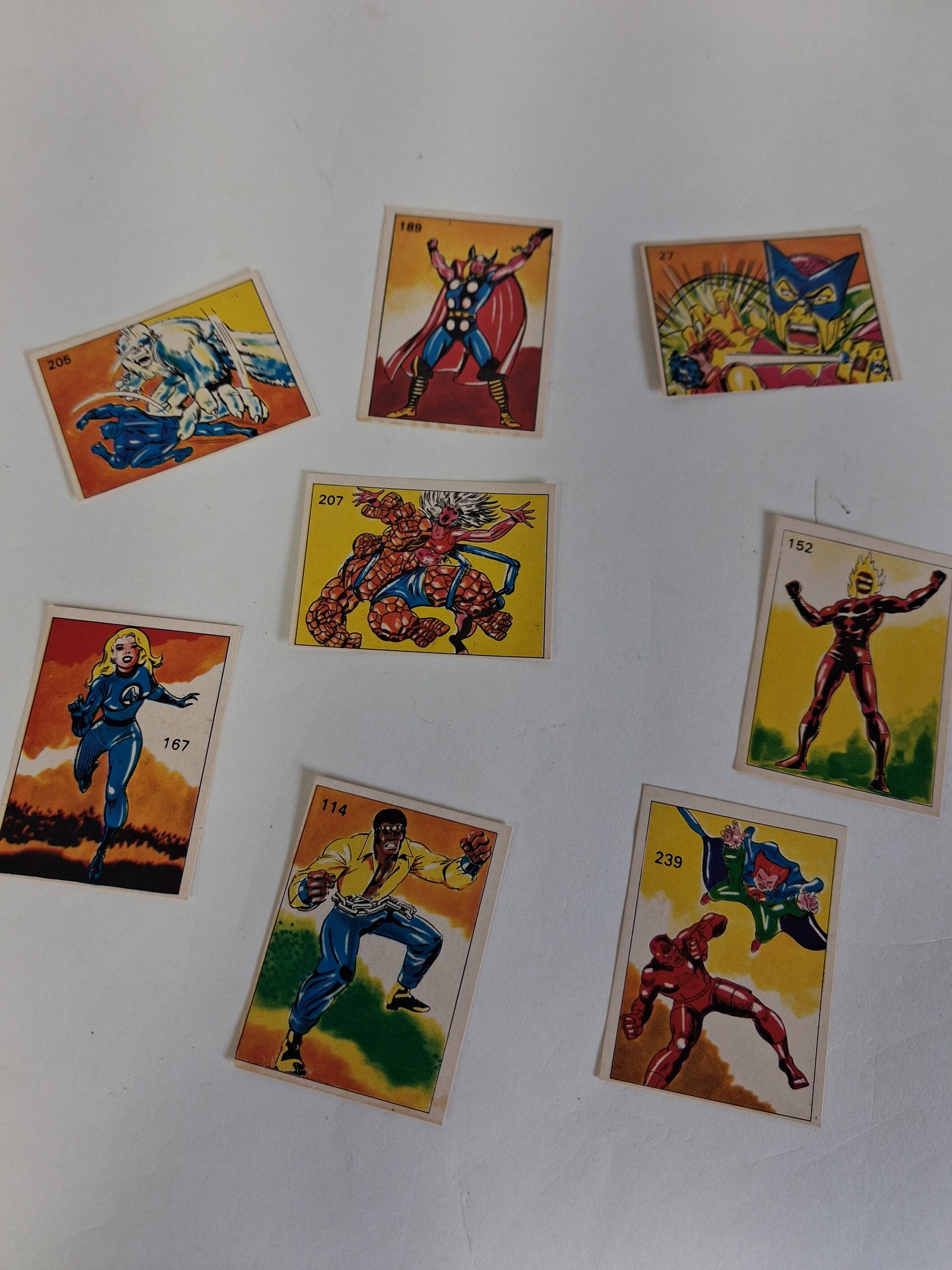 1980 Marvel Superheroes Venezuelan Stickers (8) (1 of 2)