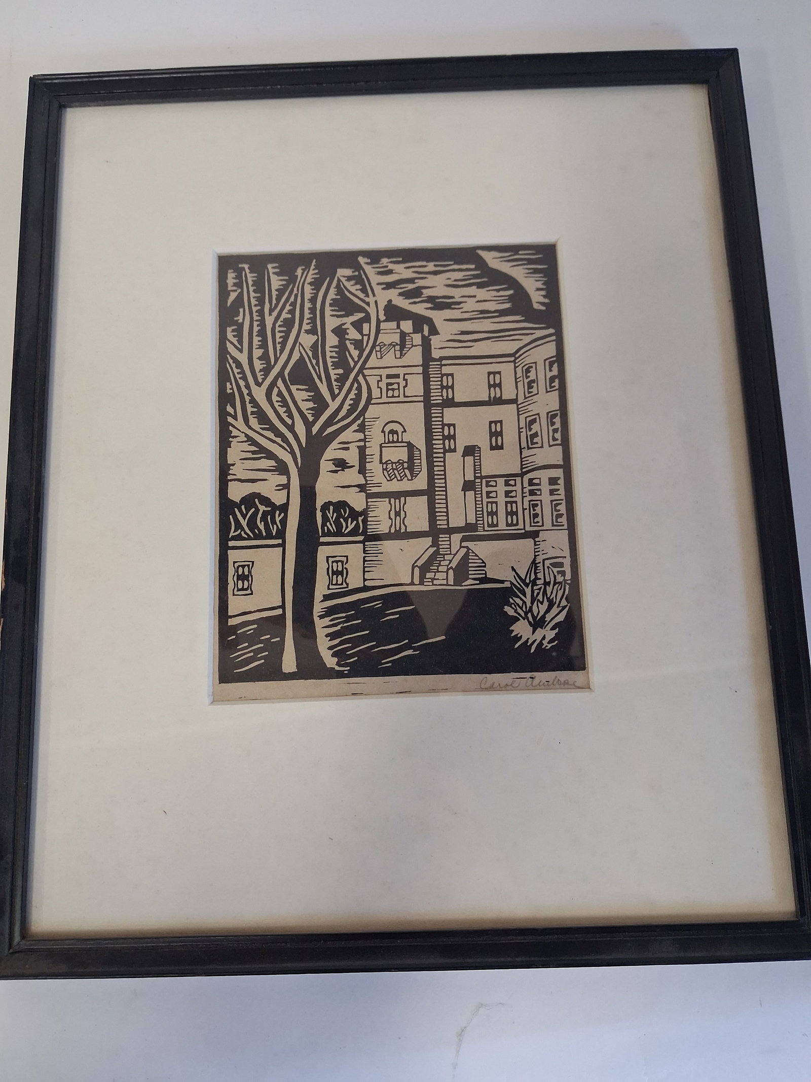 Signed Print: 15in H x 12 1/2" WSigned as pictured.