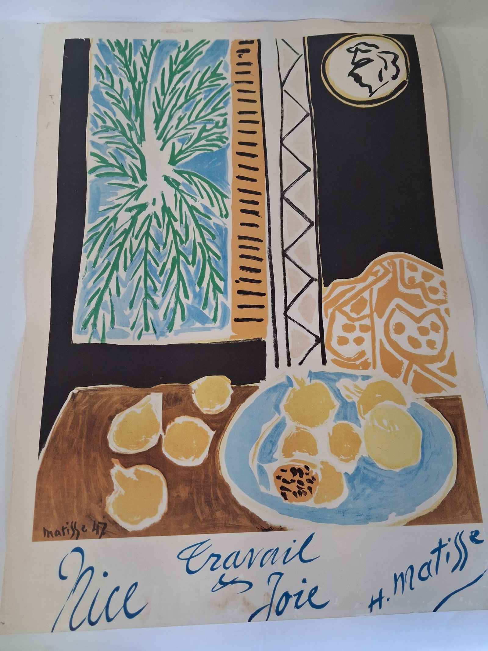 H, Matisse Poster Sgd and Dtd. 47 (1 of 2)