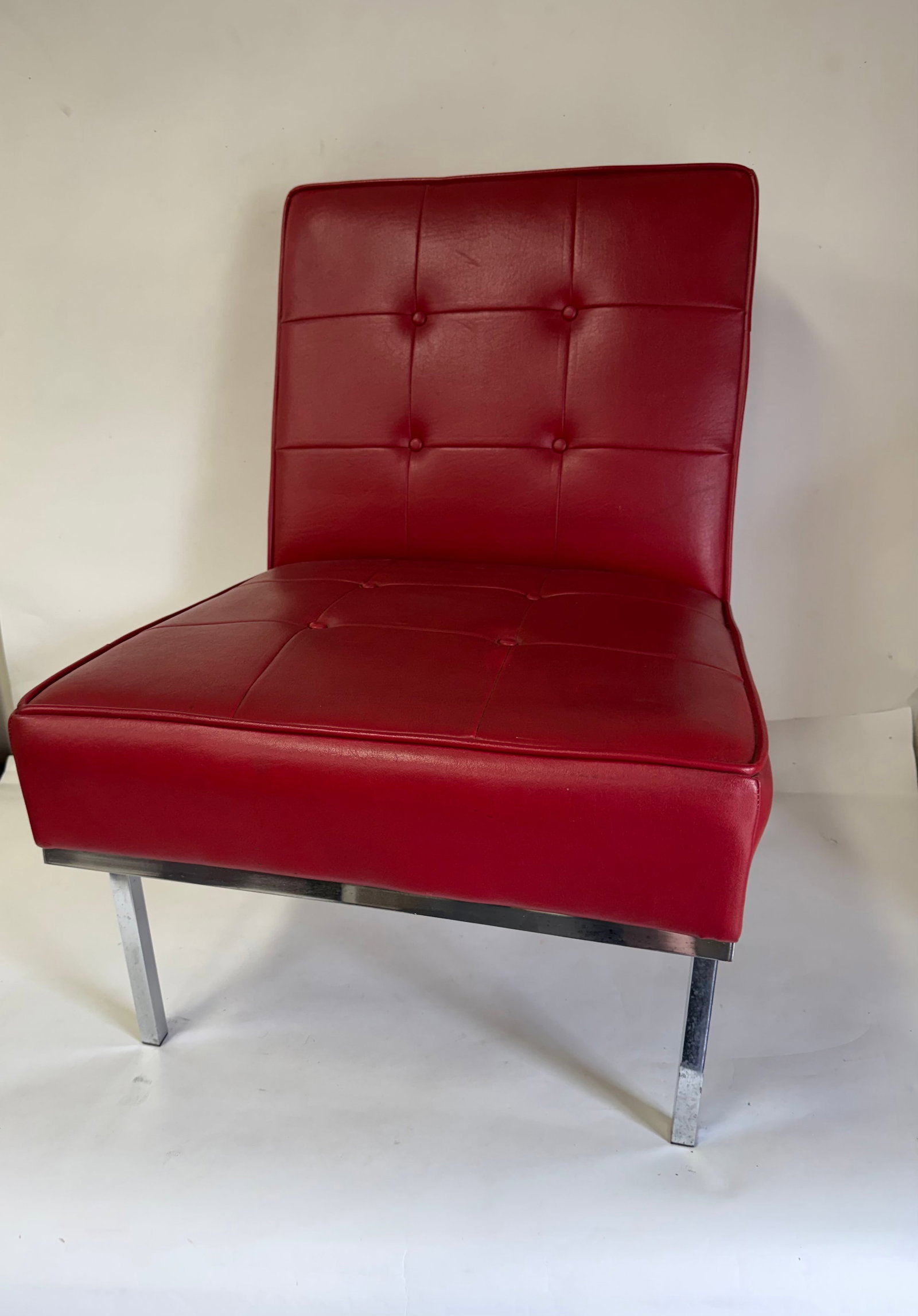 Vintage Mid-Century Modern "Florence Knoll Style" Slipper Chair (1 of 5)