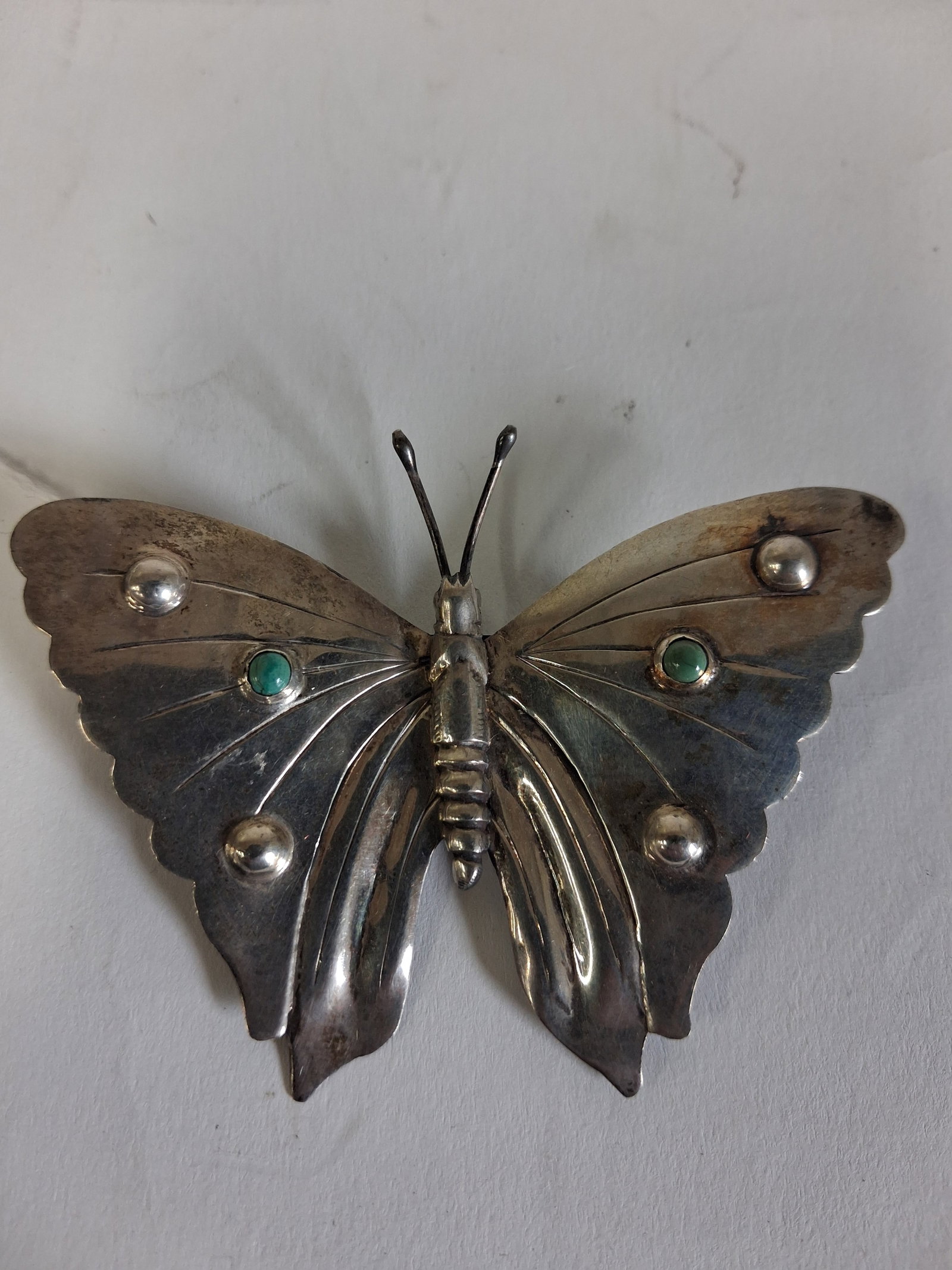 Sterling Silver Butterfly Brooch (1 of 2)