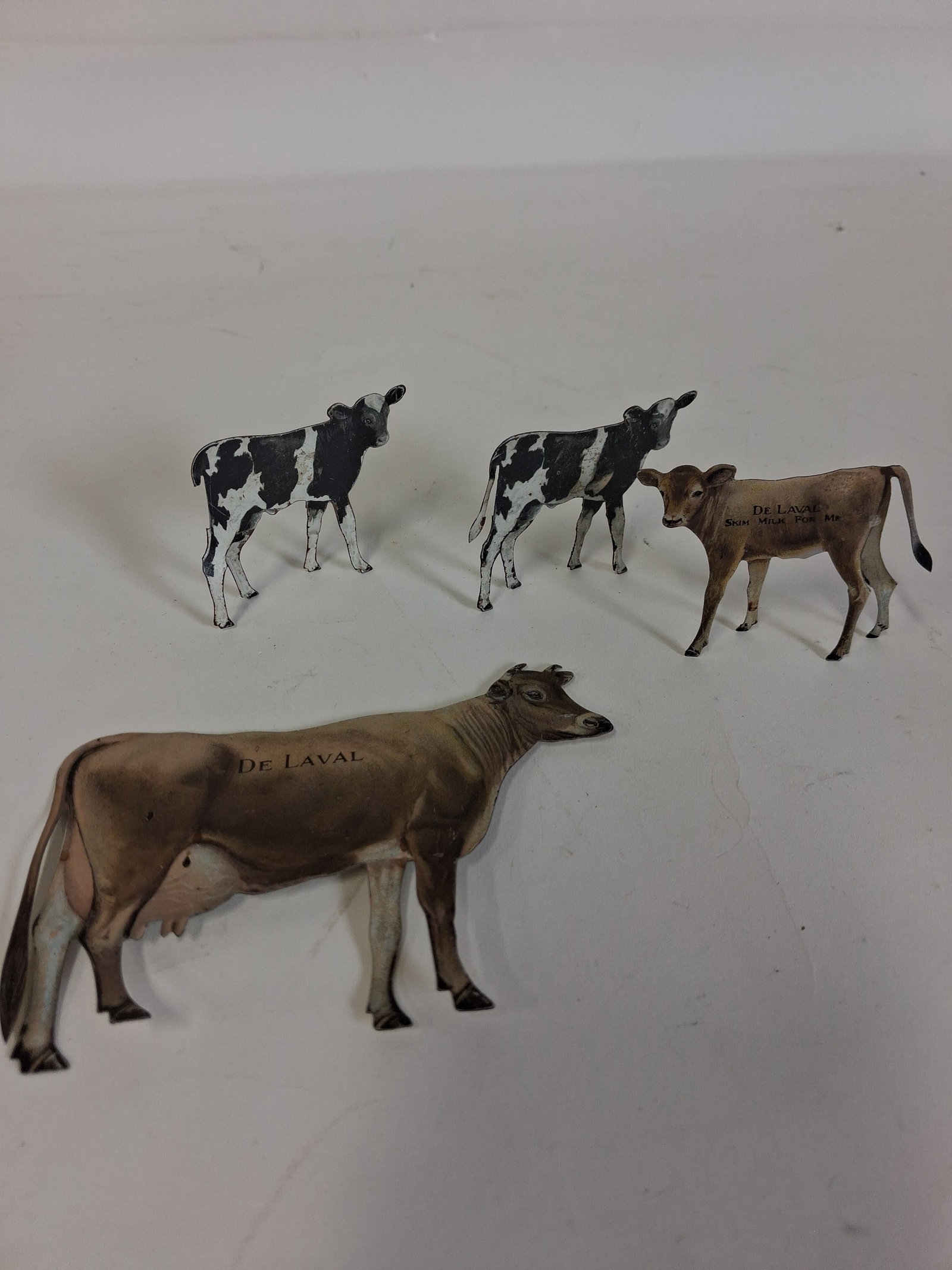 Vintage DeLaval Cream Cow Advertising Tins(4) (1 of 2)