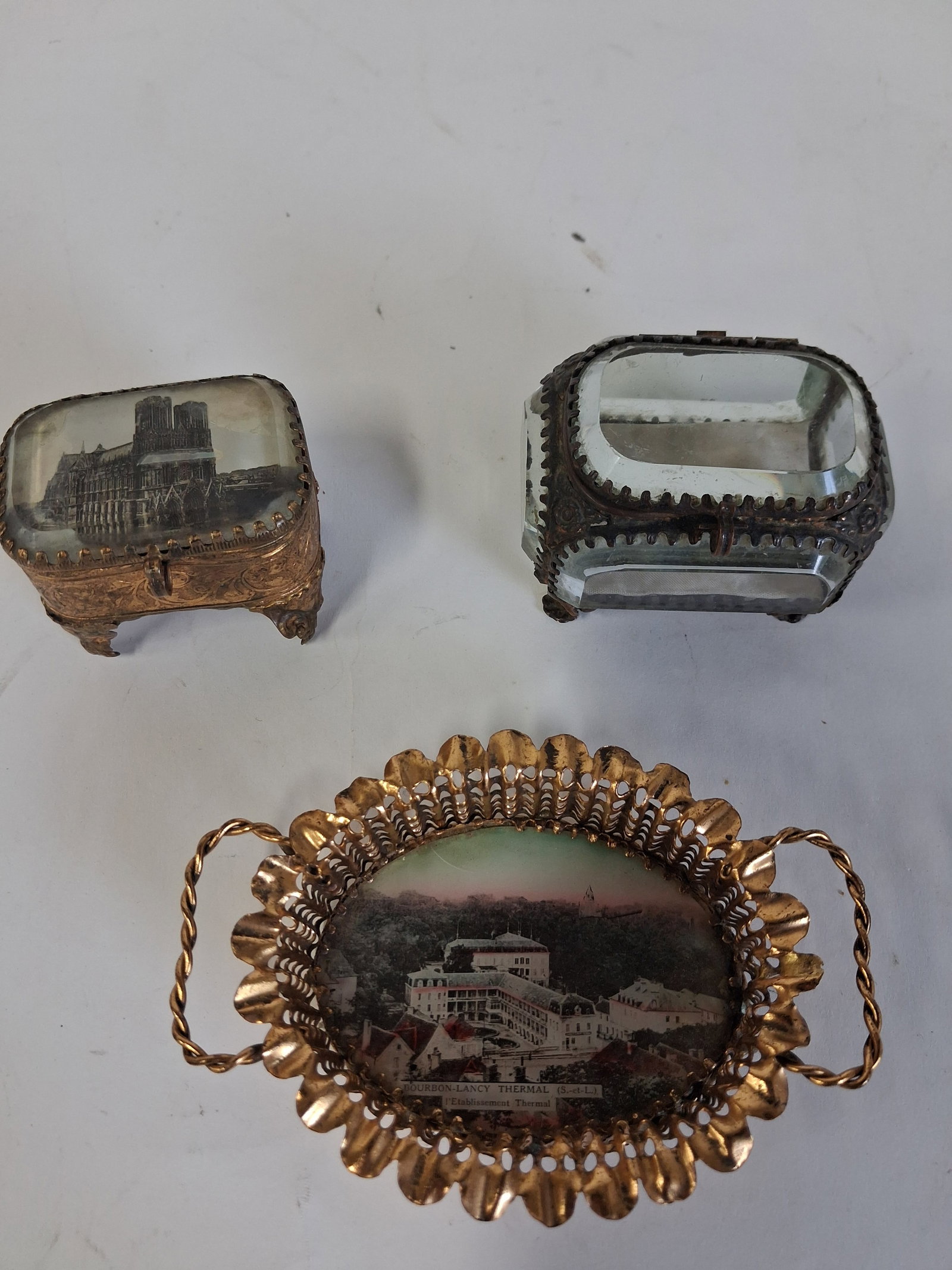 Vintage Jewelry boxes and Tray(3) (1 of 7)