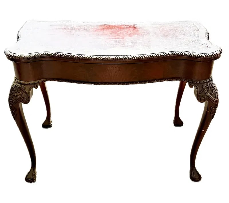 Chippendale Style Carved Mahogany Parlor Table (1 of 5)