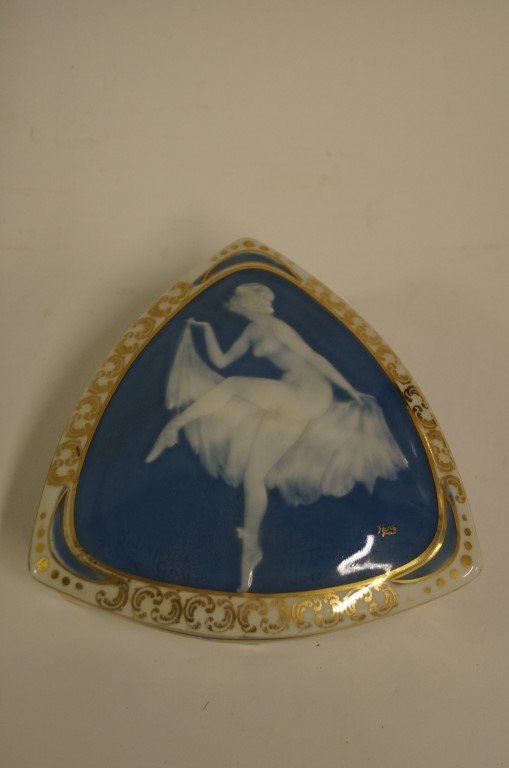 Pate Sur Pate Limoges Box: Artist signed indiscernibly on the lid and marked Limoges Made in France 6"H. x 5 1/2"W.