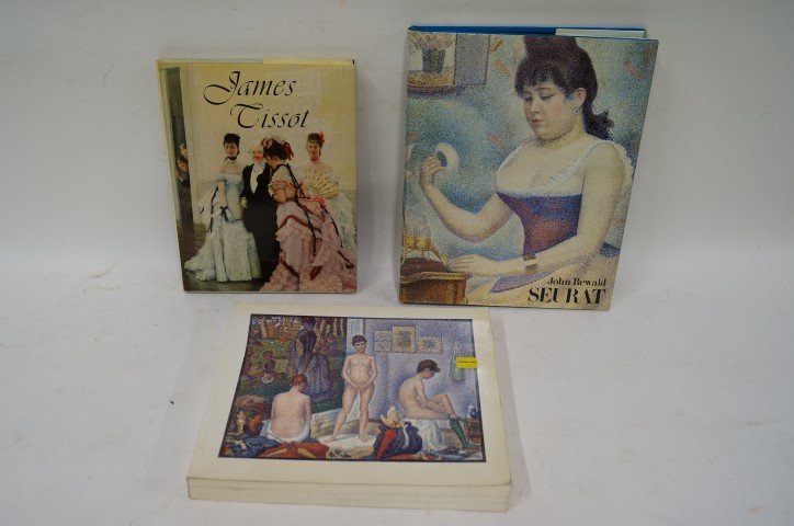 Three(3) Books: French Impressionism: Seurat(2); James Tissot