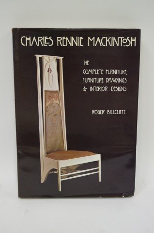 Charles Rennie Mackintosh: Roger Billcliffe. Published, Tap,inger, NY. 1979. The Complete Furniture, Furniture Drawings and Interior Designs.