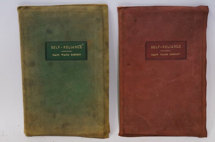 Elbert Hubbard Books (2): Self-reliance. Ralph Waldo Emerson. 1905.