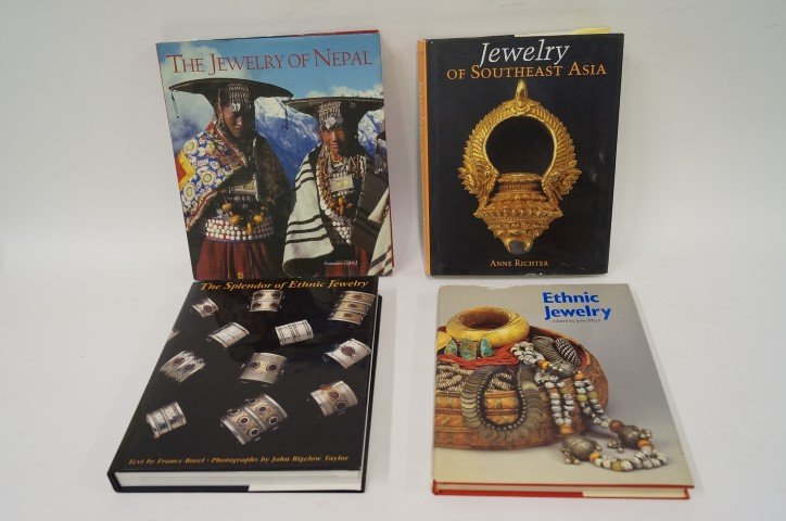 Four(4) Books: African & Asian Ethnic Jewelry: Richter. Jewelry of Southeast Asia; Borel-Taylor. The Splendor of Ethnic Jewelry; Mack. Ethnic Jewelry; Gabriel. The Jewelry of Nepal.