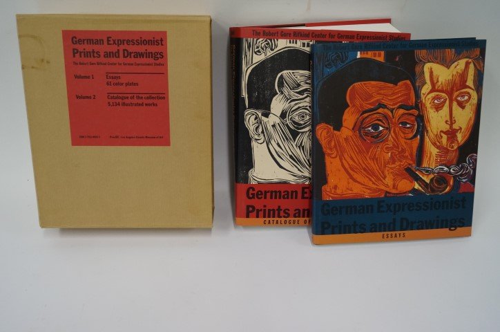 Two(2) Volume Set: German Expressionist Prints and: Stephanie Barron. Published by Prestel Pub. - Los Angeles County Museum of Art. 1989. The Robert Gore Rifkind Center for German Expressionist Studies