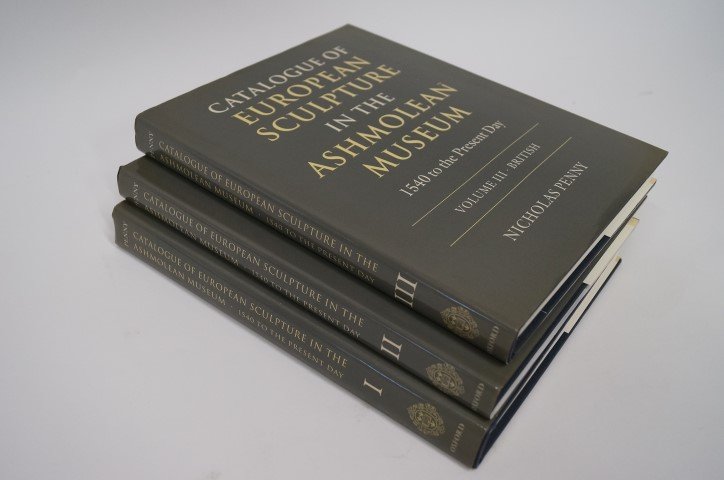 Three(3) Volume Set: Catalogue of European Sculpture in: Nicholas Penny. Published: Claredon Press, Oxford. 1992. Illustrated in B&W. Three(3) volumes.