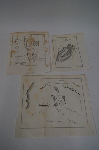 Sketch Accompanying Col. Price Despatch Map: Three maps extracted from 30th Congress, 1st Session, House, Doc 8. December 7th, 1847. A map from Col. Price's report on the uprising, the disposition of forces around Pueblo. Also included int eh lo