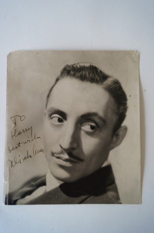 Signed Mischa Auer Photo: From the Harry Wilkinson Collection (Pinholes, some creasing 7 1/2 x 8 1/2