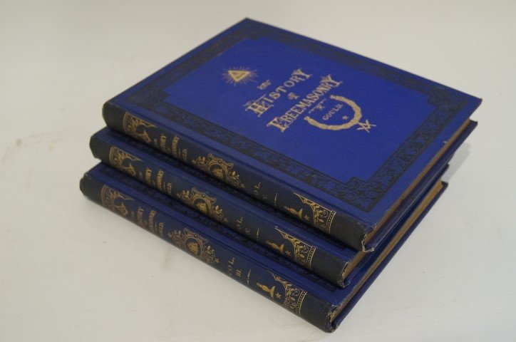 History of Freemasonry Books: Gould. Vols III, IV and V. New York. John Beacham, 7 Barclay Street. 1885.