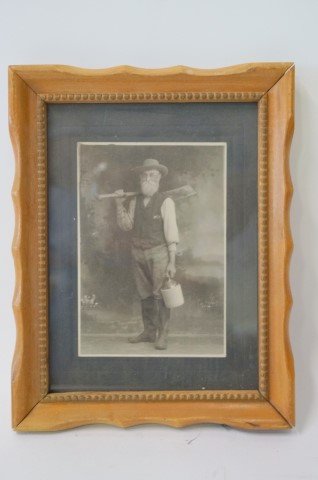 Photograph, Tombstone Miner: Under glass and framed 4" x 6" (photo)