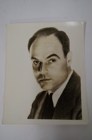 Clarence Sinclair Bull Portait: Howard Estabrook. With back stamp for Clarence Sinclair Bull and raised stamp at front, bottom left. 8" x 10"