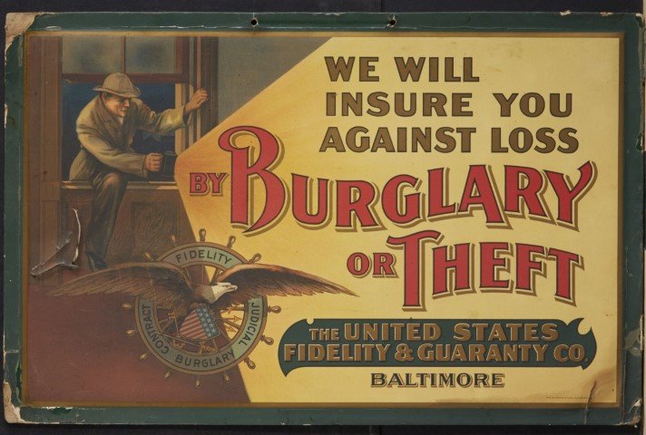 U.S. Fidelity & Guaranty Co.: Lithography on board. ; 11" x 17"
