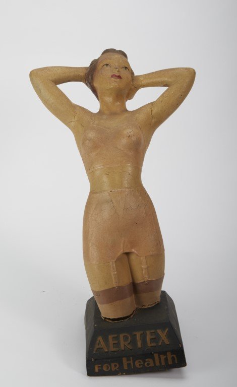 Aertex for Health Statuette: Painted plaster. ; 16"