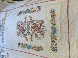 Intricate Crewelwork Spread (1 of 5)