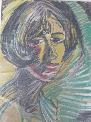 Pastel on Paper. Witkiewicz (1 of 5)