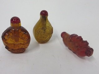 Oriental Snuff Bottles (3) (1 of 2)