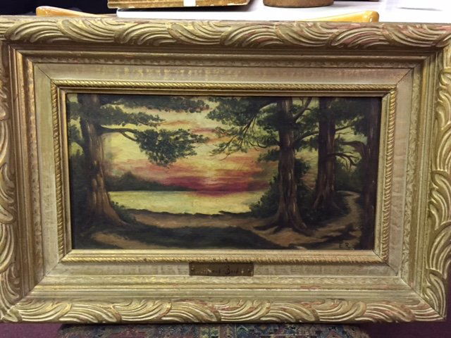 French School; Oil Paintying Sous Bois (1 of 5)